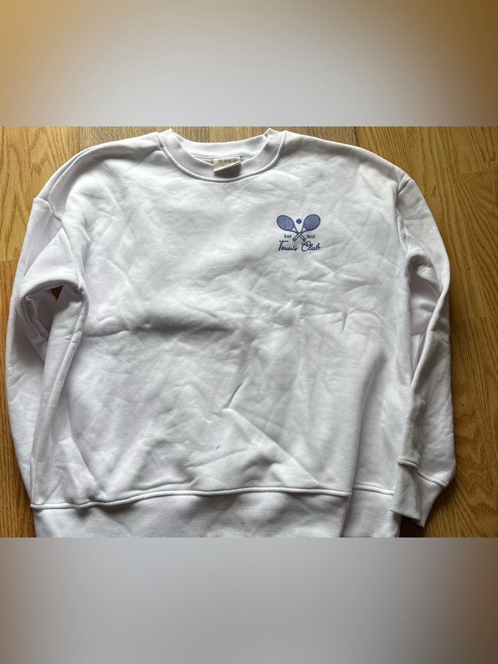 WILO The Label Melbourne Australia White Sweatshirt Size Small